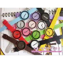 Cute Candy Colorful Jelly Sports Quartz Fashion Wrist Watch Woman Men Girl Lady