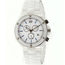 Danish Design Unisex Ceramic Ceramic Watch - White Bracelet - White