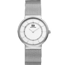 Danish Design Women's Iv62q986 Stainless Steel Mesh Analog Silver Watch