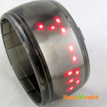 Digital Led Odm Grey Bracelet Cool Sport Electronic Wrist Watch Lady Men Unisex