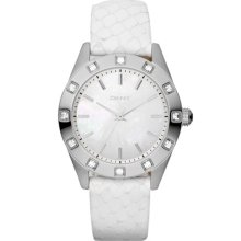 DKNY Crystal Bezel Watch, 36mm