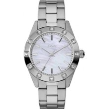 DKNY NY8660 Steel Glitz Mother Of Pearl Dial Silver Women's Watch