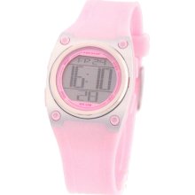 Dunlop DUN-118-L05 - Dunlop Lady Digital Chronograph Watch, Pink Dial And Band.