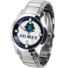 East Tennessee State Buccaneers Mens Titan Steel Watch