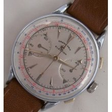 Election Chronograph Wristwatch Nickel Chromiun Case 36 Mm In Diameter