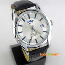 Elegant Office Commer Men's Calendar Clock Automatic Mechanical Wrist Watch