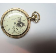 Elgin Pocket Watch Natl Watch Co 15 Jewels Gold Filled