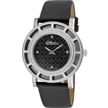 Elini Barokas Watch C8452-06 Women's Barokas Diamond Blue Sand Stone Dial Black