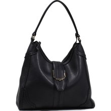 Emperia Women's Classic Fashion Hobo Bag with Cut Out Design - Black