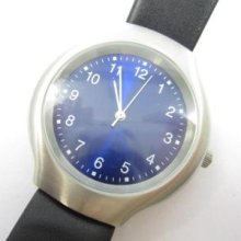 Factory Sample Blue Dial All Stainless Steel N.o.s. Watch