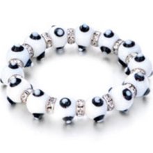 Fahter's Day Gifts Pugster Glass Eye Beads Clear Translucent