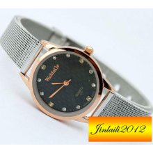 Fashion Luxury Analog Dial Jp Quartz Steel Strap Hour Clock Casual Wrist Watch