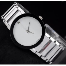 Fashion Steel Alloy Mens Boy's Quartz Wrist Watch Brief Design Sports