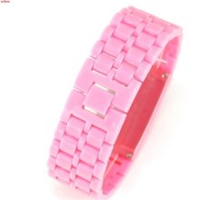 Fashion Summer-cool Mens Unisex Faceless Fahion Lava Watch Red Led Women's Sport