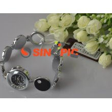 Fashion Women's Cute Button Bracelet Band Quartz Watch Diamond Wrist Watches