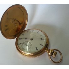 FINE 18K Gold American Waltham Pocket Watch