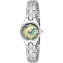 Fmd Hearts Collection Green Sunray Dial Ladies Bracelet Watch