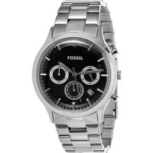 Fossil Ansel Black Dial Chronograph Men's Watch Fs4642