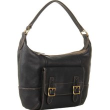 FossilÂ® Black Tate Small Hobo