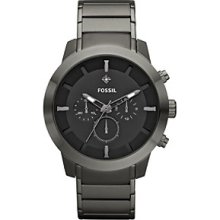 Fossil Men's Gunmetal Stainless Steel Watch Men's