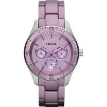 Fossil Stella Boyfriend Aluminum & Stainless Womens Watch $135