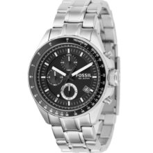 Fossil Watch, Mens Chronograph Decker Stainless Steel Bracelet 40mm CH