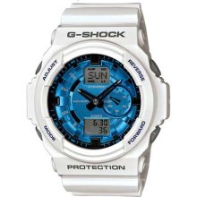 G-Shock GA-150 Watch - White / Blue