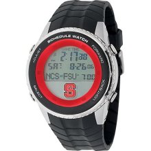 Game Time Oklahoma Sooners Stainless Steel Digital Schedule Watch -