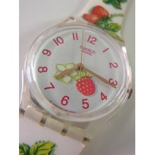 Ge126 Swatch 2004 Make A Pie Berry Authentic Swiss Made