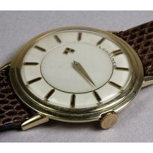 Gents 14K Yellow Gold Longines Mystery Dial Wrist Watch