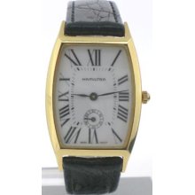 Gents Pre-owned 18ct Yellow Gold Hamilton Watch