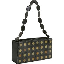 Global Elements Polka Dot Horn Handbag Amber