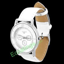 Good Jewelry Stylish Leather Man Quartz Watch