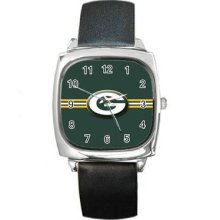 Green Bay Packers Square Metal Watch 04