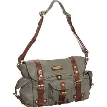 Grey Vitalio Vera ''Patricia'' Crossbody Satchel Bag