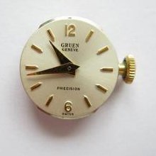 Gruen 275r Watch Movement And Dial Running