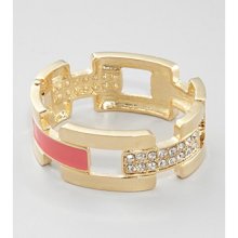 GUESS Goldtone Hinge Bracelet