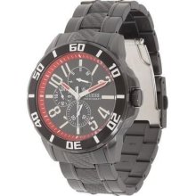 Guess Men Black Stainless-steel Bracelet Black Dial Watch U15079g1