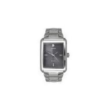 Guess Men's G95309G Silver Stainless-Steel Quartz Watch with Grey ...