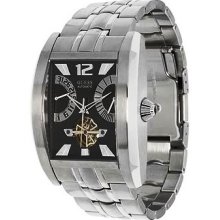 Guess Men's Special Edition Automatic Dress Stainless Steel Watch Gift Rare