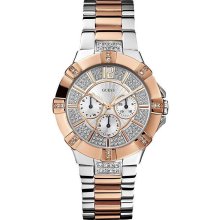 GUESS Two-Tone Multifunction Ladies Watch U0024L1