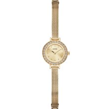 GUESS Yellow Gold-Tone Petite And Feminine Wat