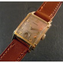 Hamilton Perry Vintage Mechanical Wristwatch For Men Circa 1948 Working