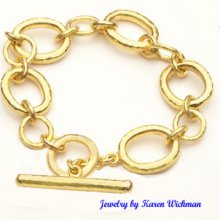 Heavy Chunky Bracelet Solid 18k Gold 70+ Grams (or Avail For Quote In 24k )