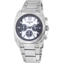 Hector H France Men's 'Fashion' Black And White Chronograph Watch ...