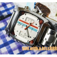 Hot Mens Elegant Auto Mechanical Rotatable Watch Us