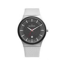 In Box Skagen White Titanium Men's Watch 234xxltlw Retail $150 - 1/2 Off