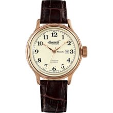 Ingersoll Men's Automatic Watch In8004rcr With Leather Strap