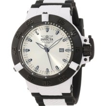 Invicta 10119 Men's Subaqua Noma Iii Silver Sunray Dial Black Bezel Dive Watch