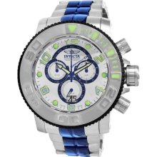 Invicta 10765 Men $1,995 Sea Hunter Swiss Chronograph White Mop Dial Watch